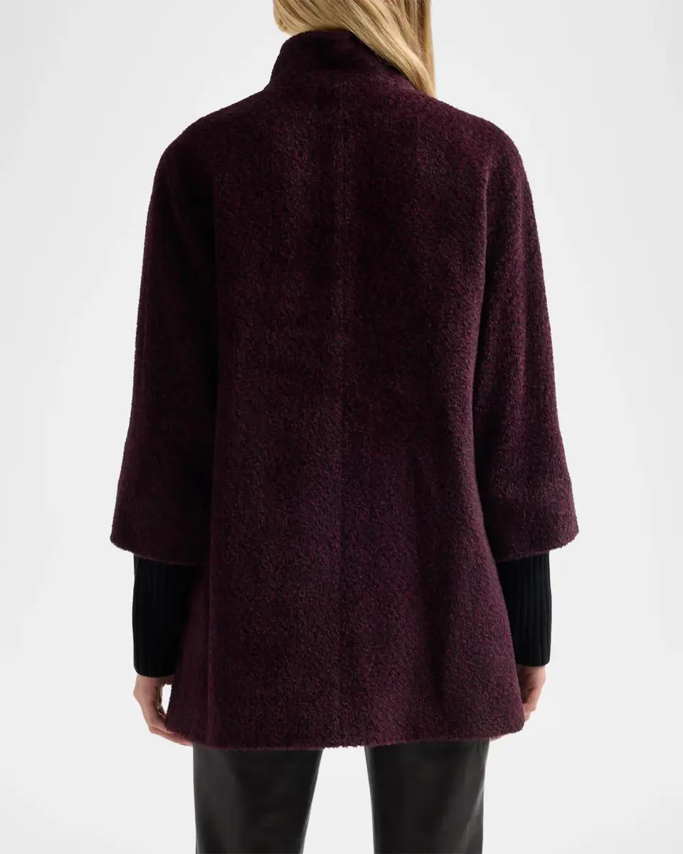 Cinzia Rocca Three-Quarter-Length-Sleeve Coat | Thumbnail 3 Cinzia Rocca Three-Quarter-Length-Sleeve Coat | Thumbnail 3