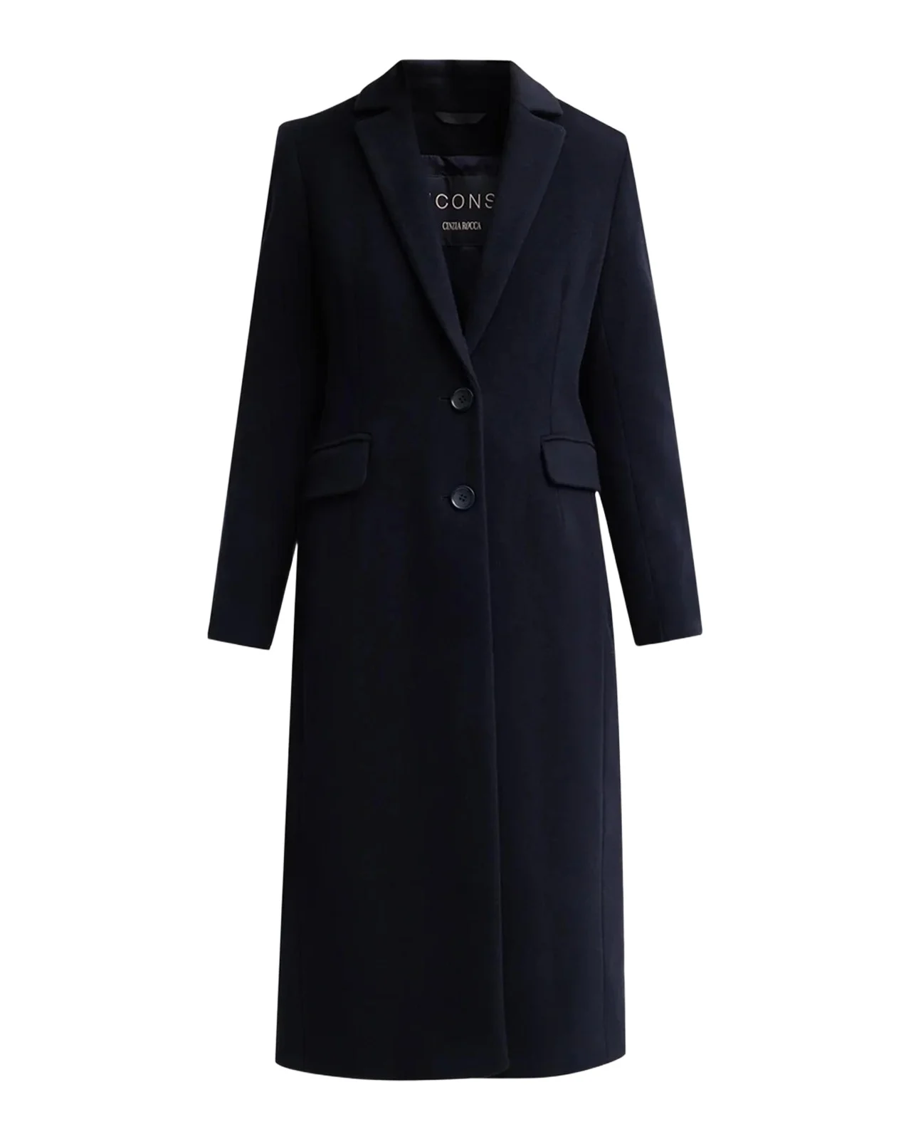 Icons Wool-Blend Longline Coat
