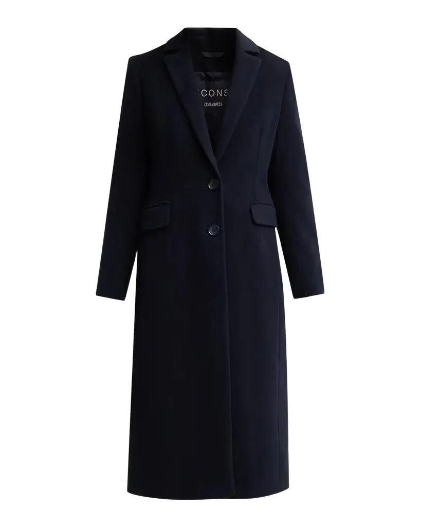 Icons Wool-Blend Longline Coat Icons Wool-Blend Longline Coat