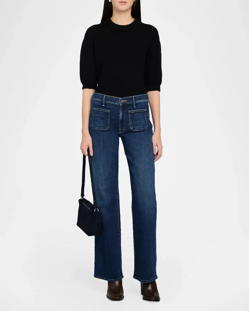 Mother The Patch Pocket Mid-Rise Maven Sneak Jeans | Thumbnail 2 Mother The Patch Pocket Mid-Rise Maven Sneak Jeans | Thumbnail 2