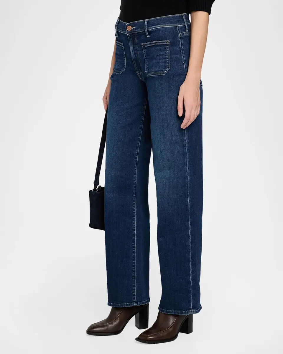 Mother The Patch Pocket Mid-Rise Maven Sneak Jeans | Thumbnail 4 Mother The Patch Pocket Mid-Rise Maven Sneak Jeans | Thumbnail 4