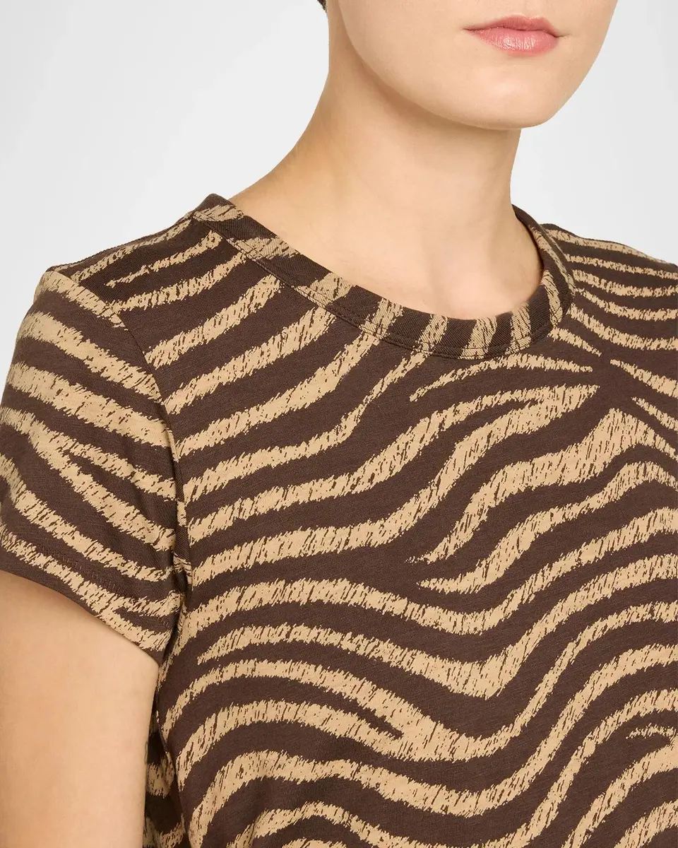 rag & bone All Over Zebra Cotton T-Shirt | Thumbnail 5