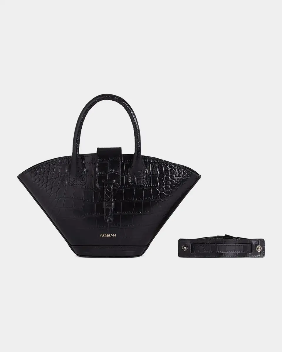 PARIS/64 Lumière Mini Croc-Embossed Leather Top Handle Bag | Thumbnail 2 PARIS/64 Lumière Mini Croc-Embossed Leather Top Handle Bag | Thumbnail 2