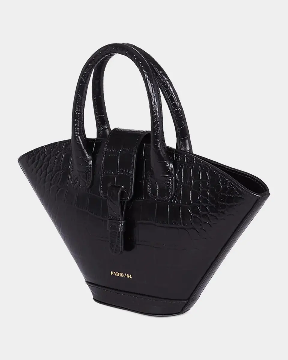 PARIS/64 Lumière Mini Croc-Embossed Leather Top Handle Bag | Thumbnail 3 PARIS/64 Lumière Mini Croc-Embossed Leather Top Handle Bag | Thumbnail 3
