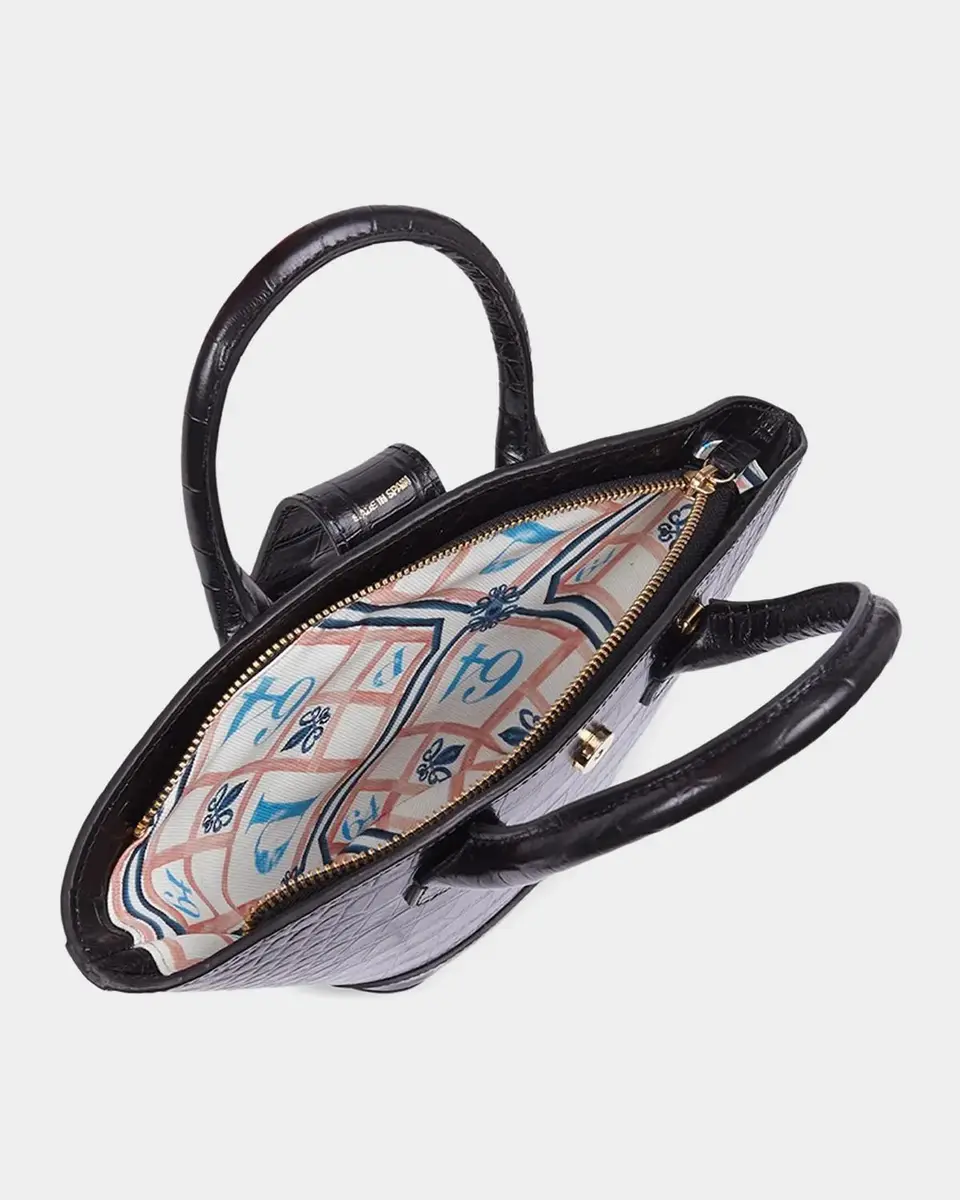 PARIS/64 Lumière Mini Croc-Embossed Leather Top Handle Bag | Thumbnail 4 PARIS/64 Lumière Mini Croc-Embossed Leather Top Handle Bag | Thumbnail 4