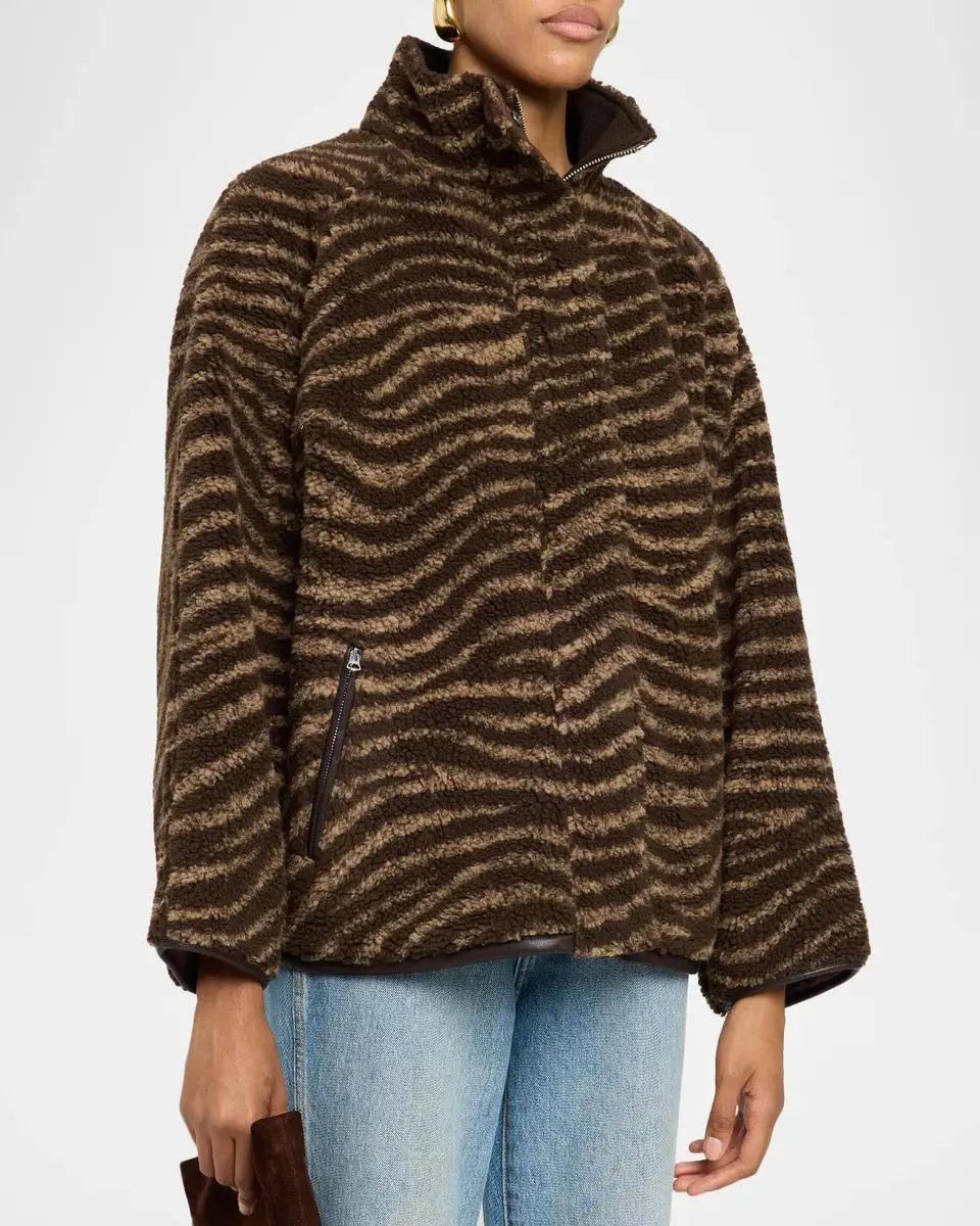 rag & bone Sun Sherpa Funnel-Neck Bomber Jacket | Thumbnail 4 rag & bone Sun Sherpa Funnel-Neck Bomber Jacket | Thumbnail 4