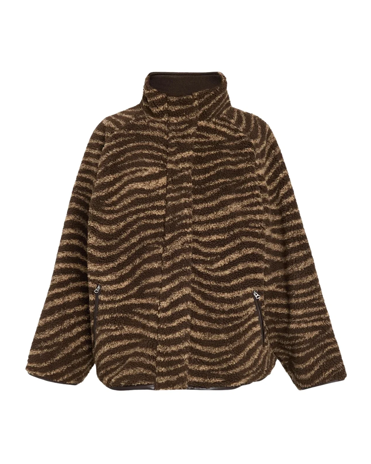 rag & bone Sun Sherpa Funnel-Neck Bomber Jacket