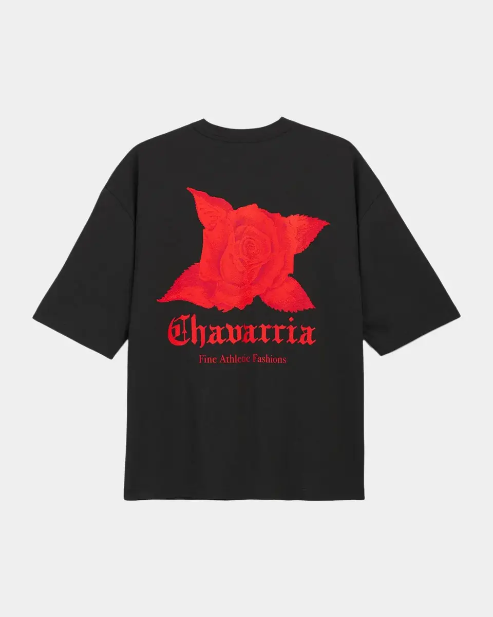 Adidas Men's x Willy Chavarria Dark Rose Cotton T-Shirt | Thumbnail 8 Adidas Men's x Willy Chavarria Dark Rose Cotton T-Shirt | Thumbnail 8