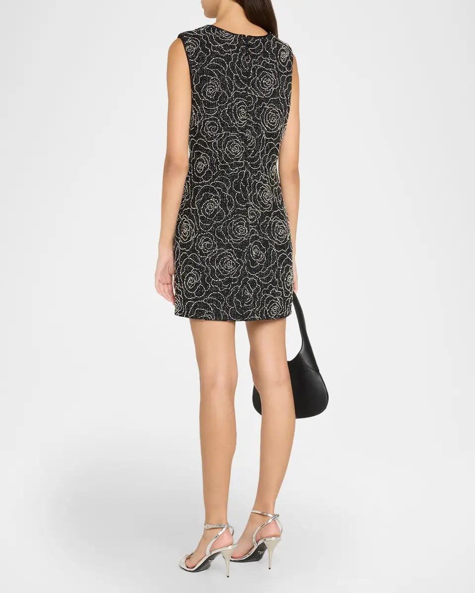 Milly Ivette Beaded Mini Dress | Thumbnail 3 Milly Ivette Beaded Mini Dress | Thumbnail 3