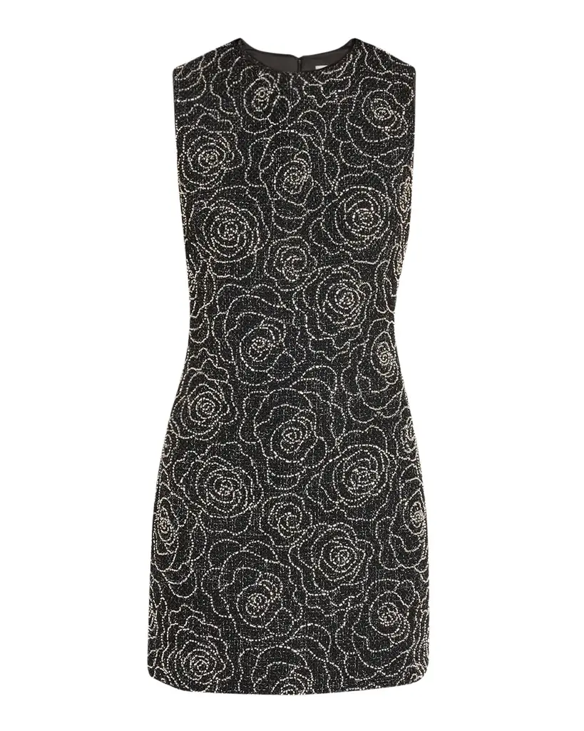 Milly Ivette Beaded Mini Dress