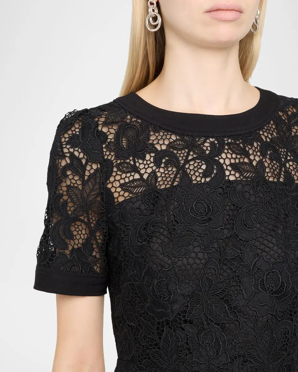 Milly Ailany Lace Mermaid Midi Dress | Thumbnail 5 Milly Ailany Lace Mermaid Midi Dress | Thumbnail 5