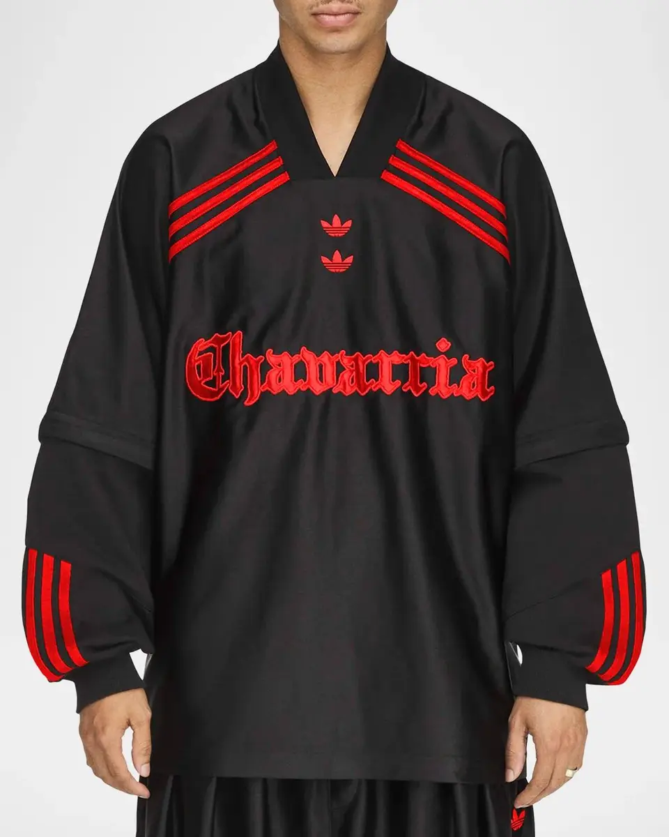 Adidas Men's x Willy Chavarria Dazzle Long-Sleeve Jersey | Thumbnail 4 Adidas Men's x Willy Chavarria Dazzle Long-Sleeve Jersey | Thumbnail 4