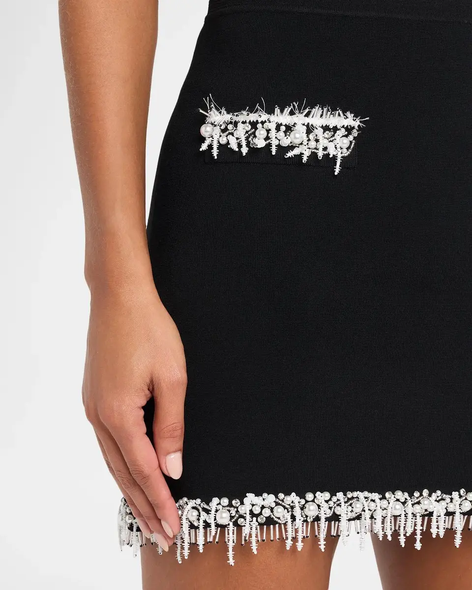Simkhai Soraya Embellished Mini Skirt | Thumbnail 5 Simkhai Soraya Embellished Mini Skirt | Thumbnail 5