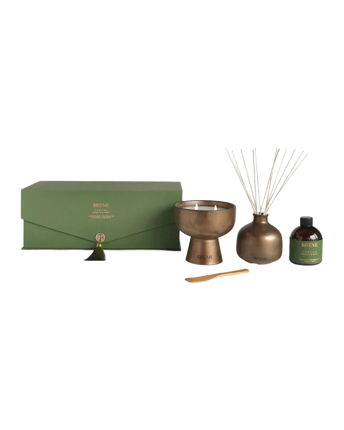 Blueme Festive Noble Fir & Amber 3-Piece Set