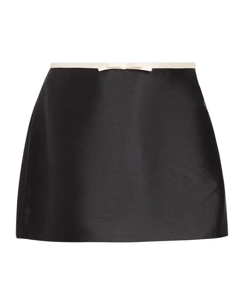 Viana Satin Mini Skirt Viana Satin Mini Skirt