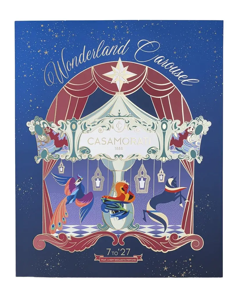 Casamorati Wonderland Carousel 7-Piece Christmas to New Year's Advent Calendar