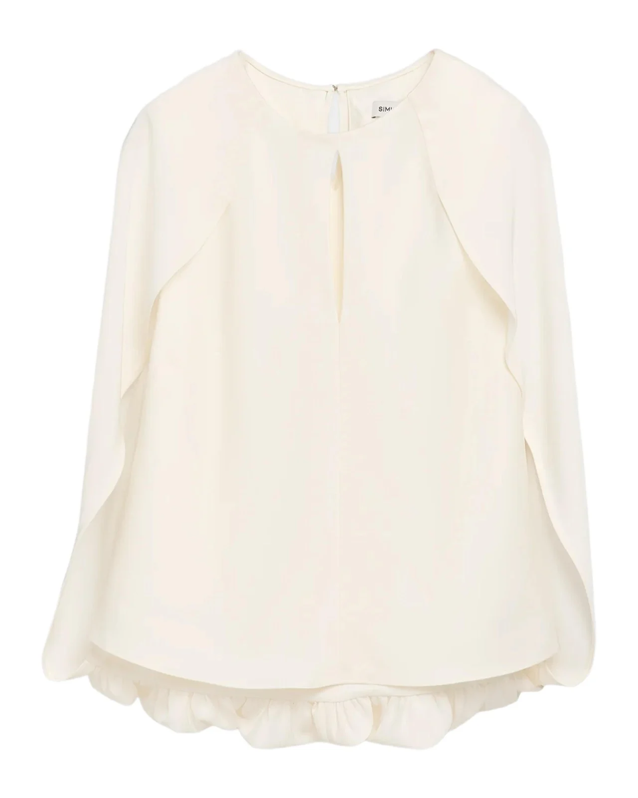 Lauren Satin Cape Top Lauren Satin Cape Top