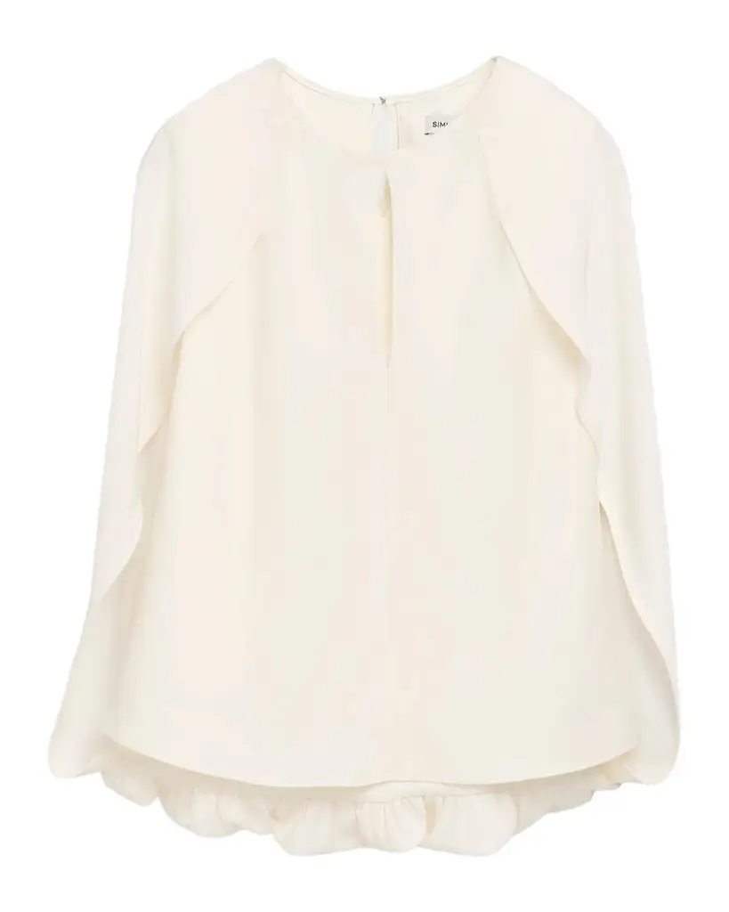 Lauren Satin Cape Top Lauren Satin Cape Top
