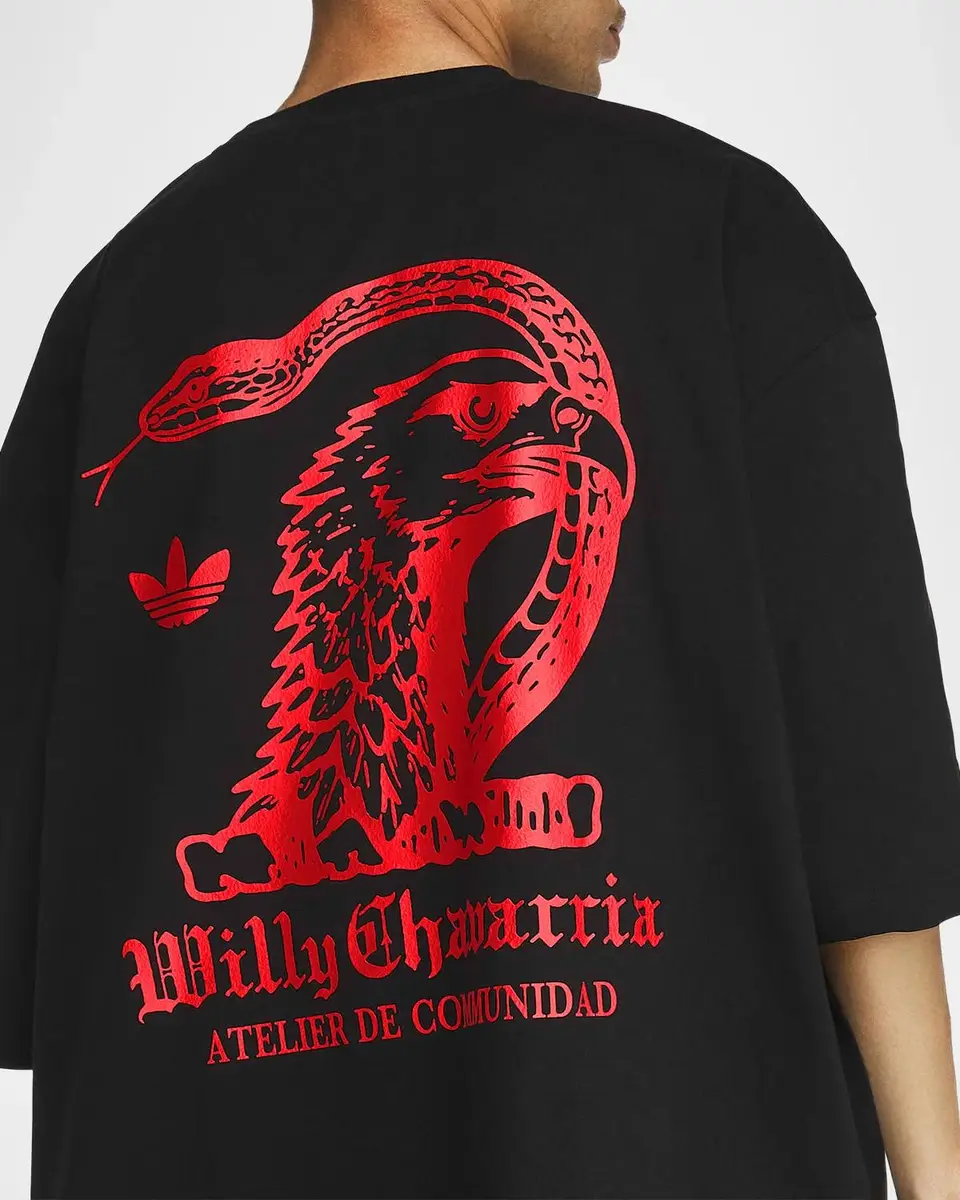 Adidas Men's x Willy Chavarria Atelier Cotton T-Shirt | Thumbnail 5 Adidas Men's x Willy Chavarria Atelier Cotton T-Shirt | Thumbnail 5