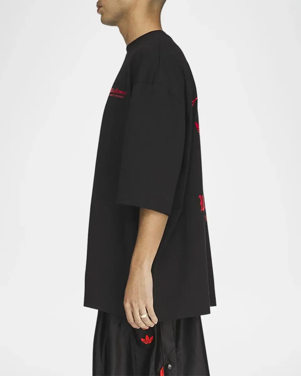 Adidas Men's x Willy Chavarria Atelier Cotton T-Shirt | Thumbnail 6 Adidas Men's x Willy Chavarria Atelier Cotton T-Shirt | Thumbnail 6
