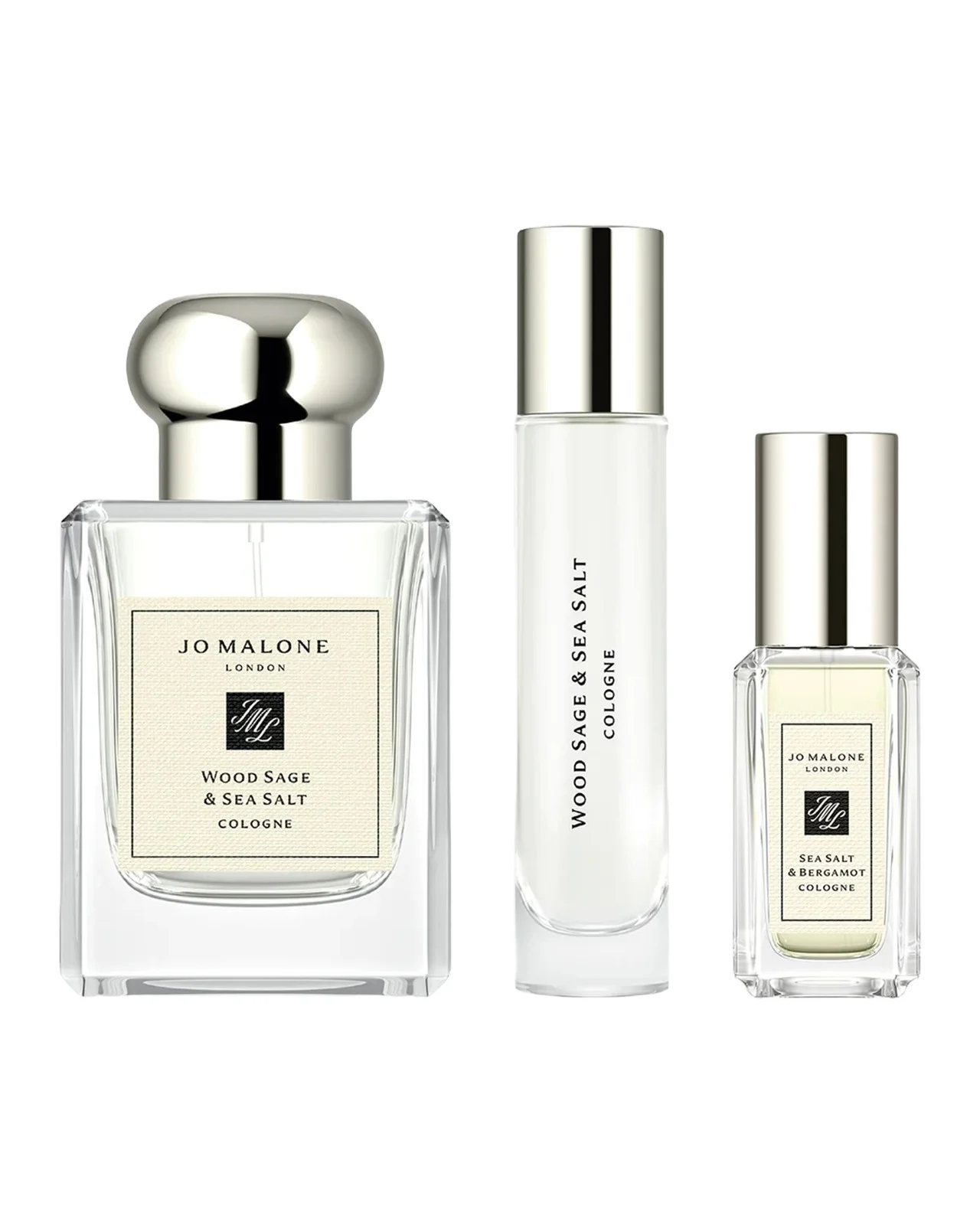 Wood Sage & Sea Salt Fragrance Layering Cologne Trio Set