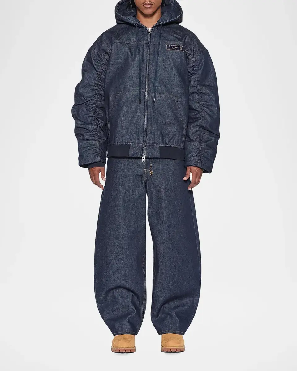 Ksubi Slouch Logo Cotton Oversized Bomber Jacket | Thumbnail 2 Ksubi Slouch Logo Cotton Oversized Bomber Jacket | Thumbnail 2