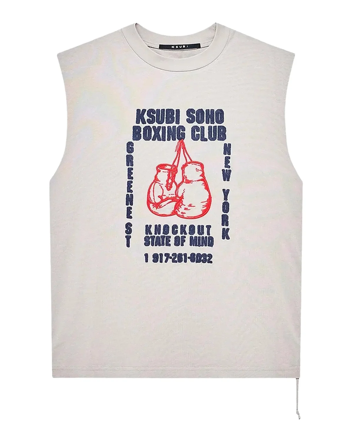 Ksubi Logo-Embroidered Cotton Jersey Tank
