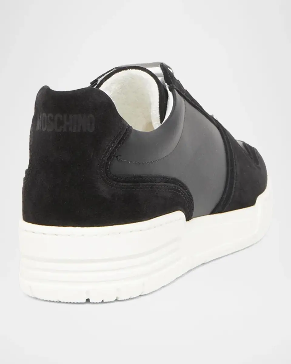 MOSCHINO Leather Low-Top Sneakers | Thumbnail 2 MOSCHINO Leather Low-Top Sneakers | Thumbnail 2