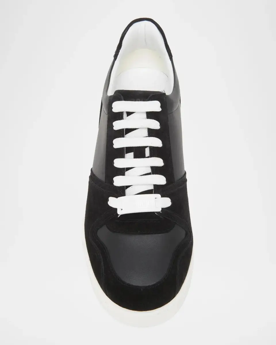 MOSCHINO Leather Low-Top Sneakers | Thumbnail 4 MOSCHINO Leather Low-Top Sneakers | Thumbnail 4