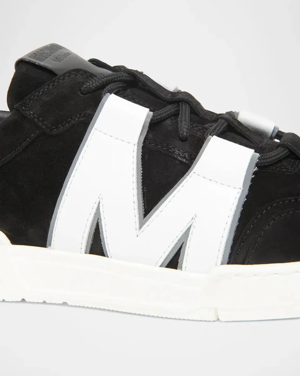 MOSCHINO Logo Suede Low-Top Sneakers | Thumbnail 3