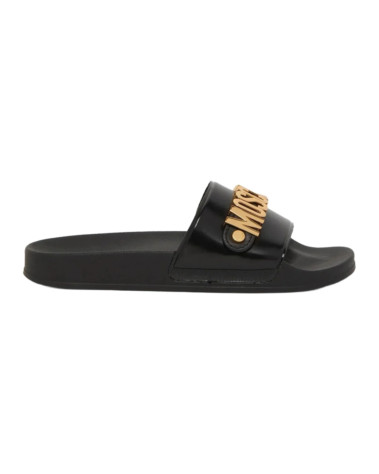 MOSCHINO Logo Pool Slides
