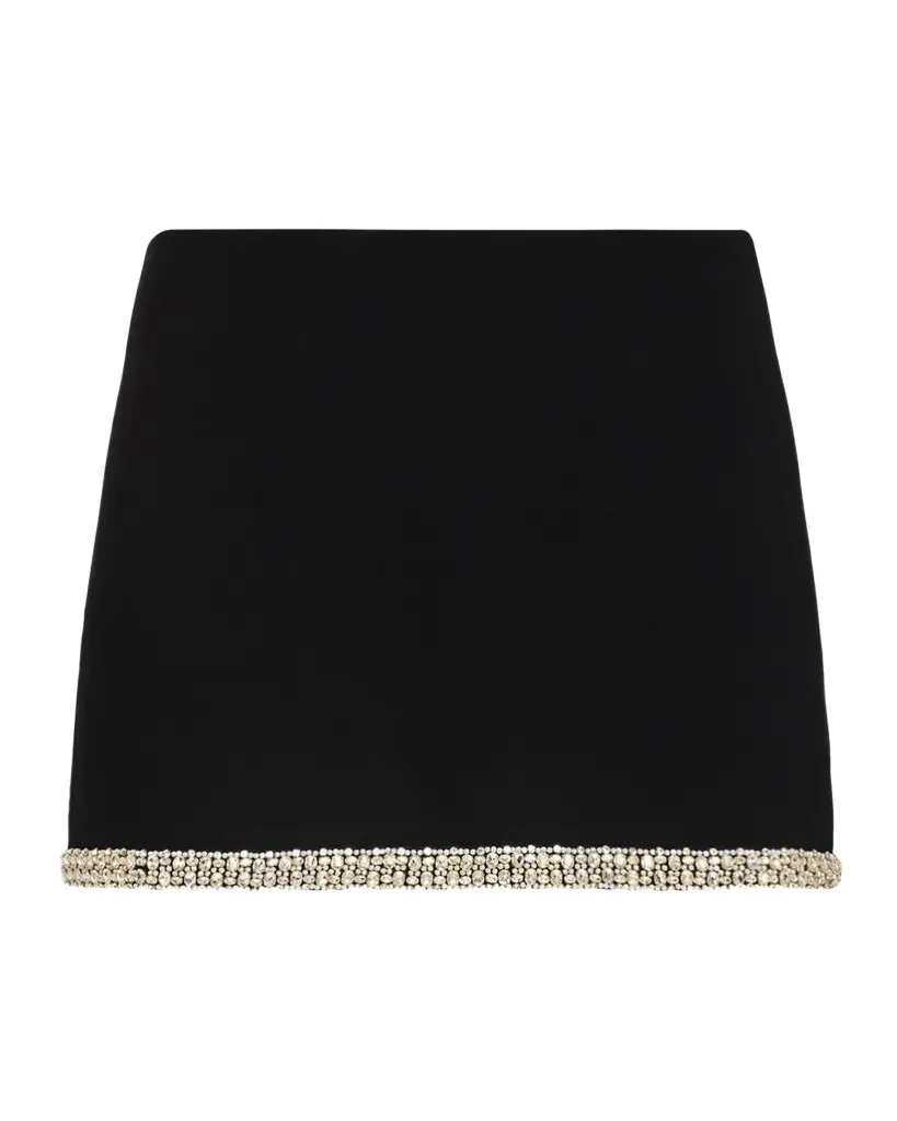 Rubi Embellished Low-Rise Micro Skirt Rubi Embellished Low-Rise Micro Skirt