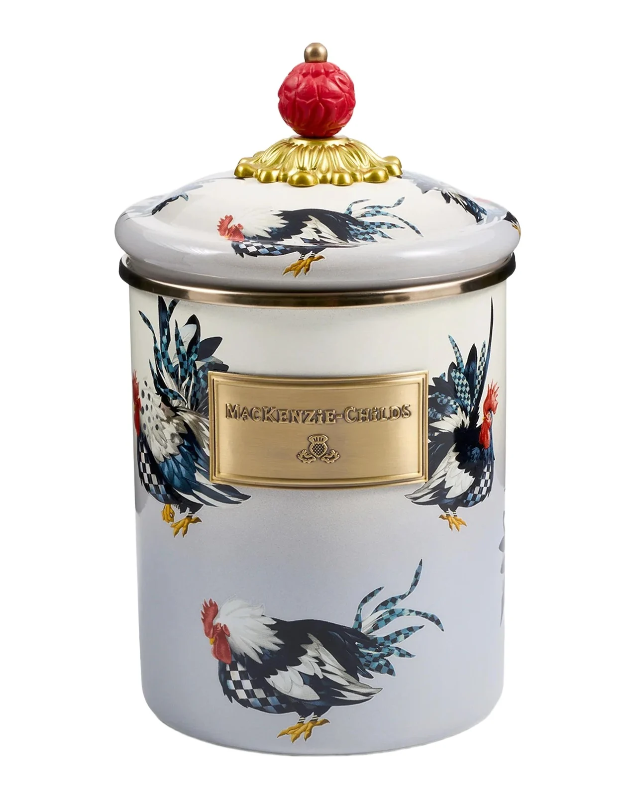 MacKenzie-Childs Henhouse Medium Canister