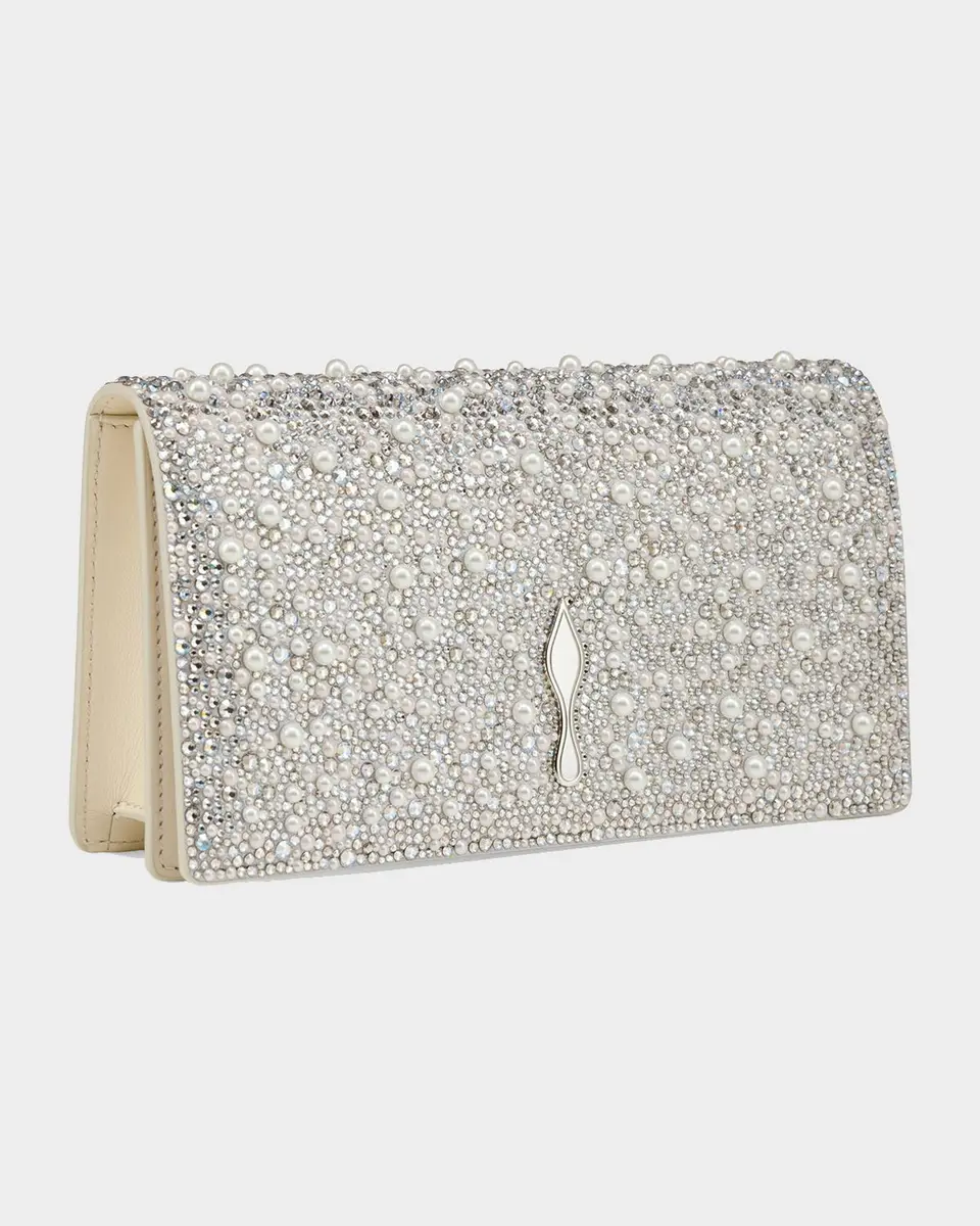 Christian Louboutin Bettina Clutch Bag in Strass & Pearly Suede | Thumbnail 6 Christian Louboutin Bettina Clutch Bag in Strass & Pearly Suede | Thumbnail 6