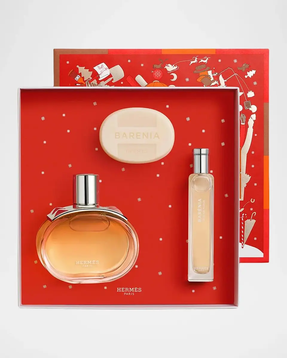 HERMÈS Limited Edition Barenia Pleine Fleur 3-Piece Gift Set | Thumbnail 2 HERMÈS Limited Edition Barenia Pleine Fleur 3-Piece Gift Set | Thumbnail 2