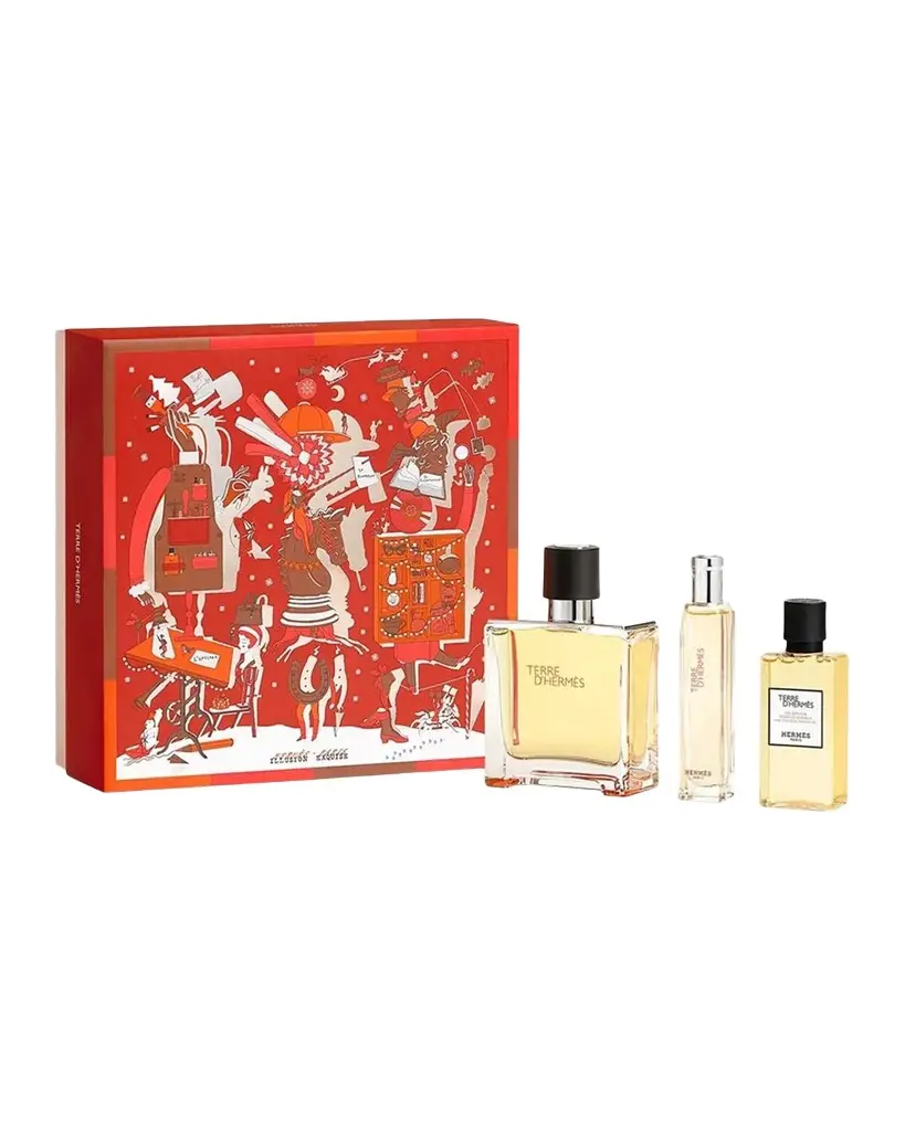 Limited Edition Terre d 'Hermes 3-Piece Gift Set Limited Edition Terre d 'Hermes 3-Piece Gift Set