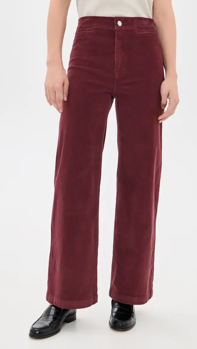 Madewell The Petite Wide Leg Corduroy Pants | Thumbnail 2
