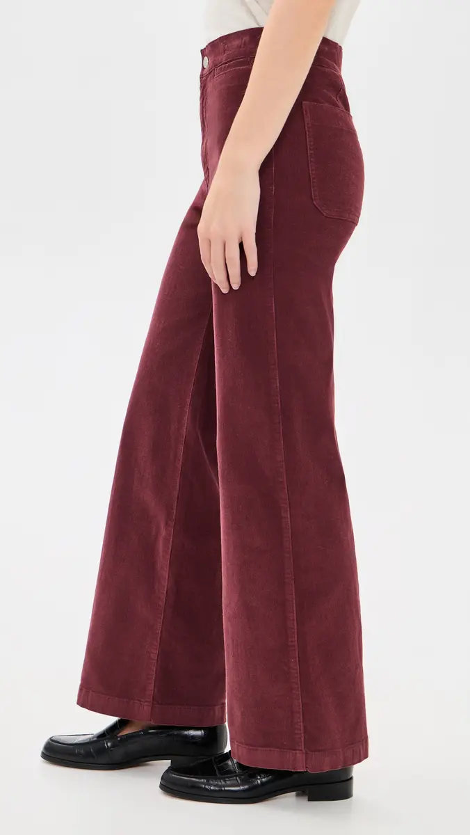 Madewell The Petite Wide Leg Corduroy Pants | Thumbnail 4