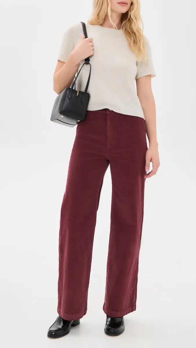 Madewell The Petite Wide Leg Corduroy Pants | Thumbnail 5