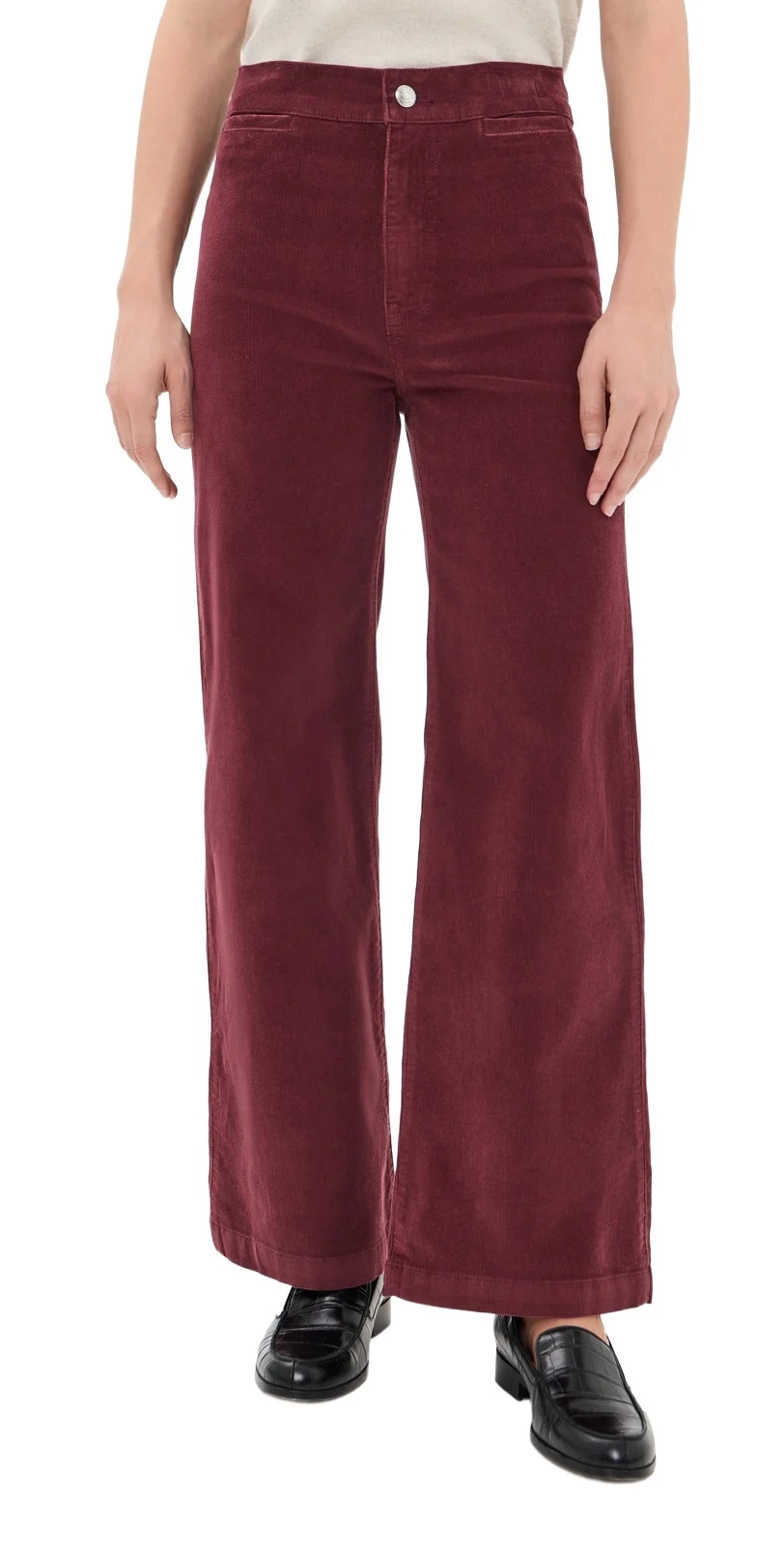 Madewell The Petite Wide Leg Corduroy Pants