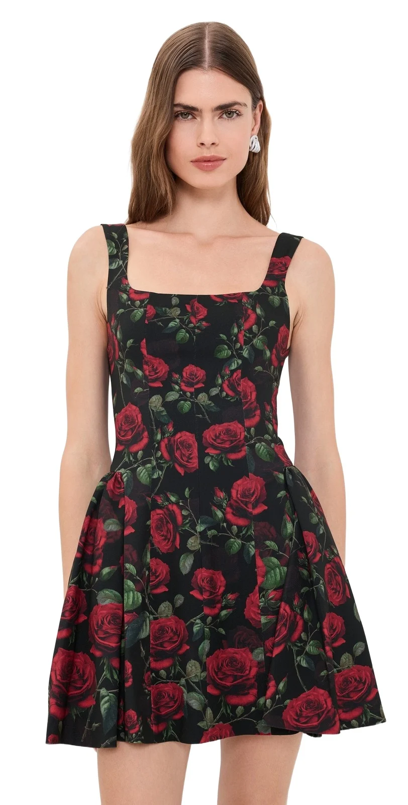 Vera Drop Waist Flare Mini Dress Vera Drop Waist Flare Mini Dress