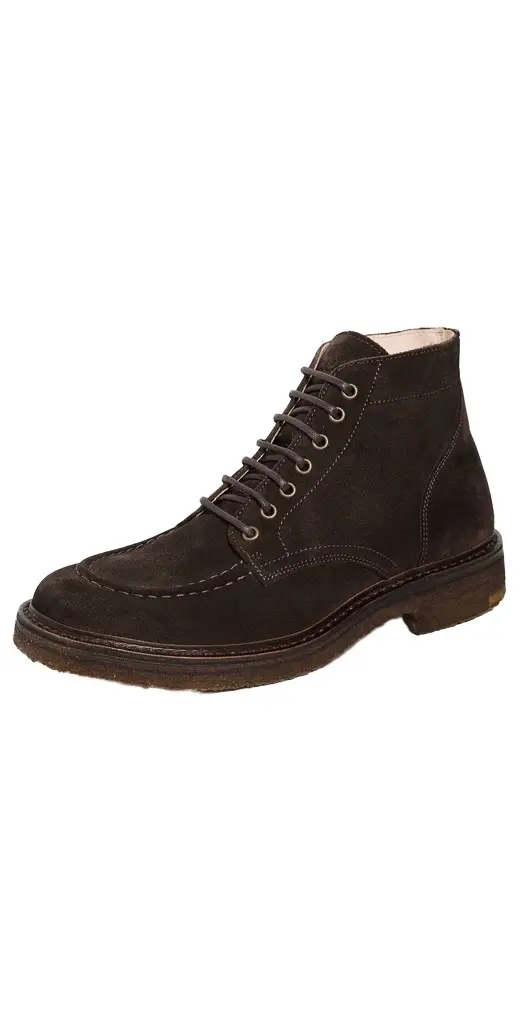 Nuvoflex Suede Apron Toe Boots Nuvoflex Suede Apron Toe Boots