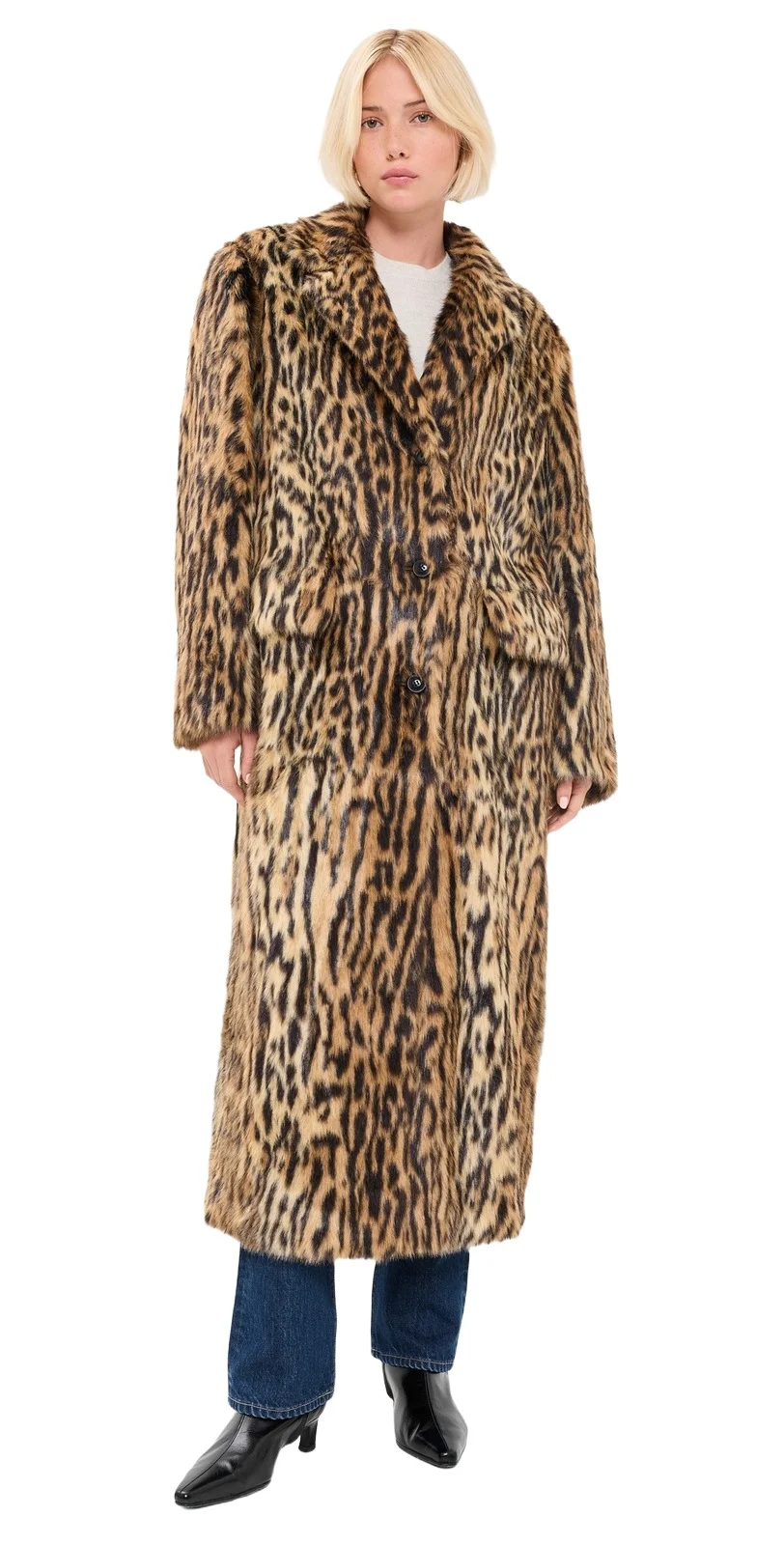Stand Studio Marceline Faux Fur Coat