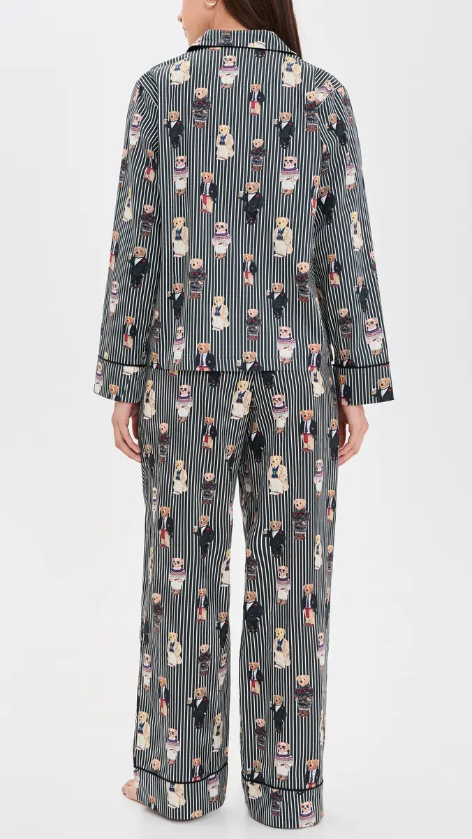 Polo Ralph Lauren Madison All Over Bear Pajama Set | Thumbnail 3