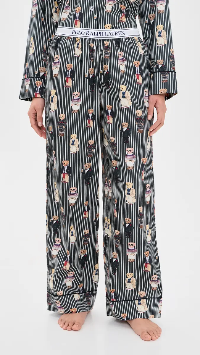 Polo Ralph Lauren Madison All Over Bear Pajama Set | Thumbnail 5
