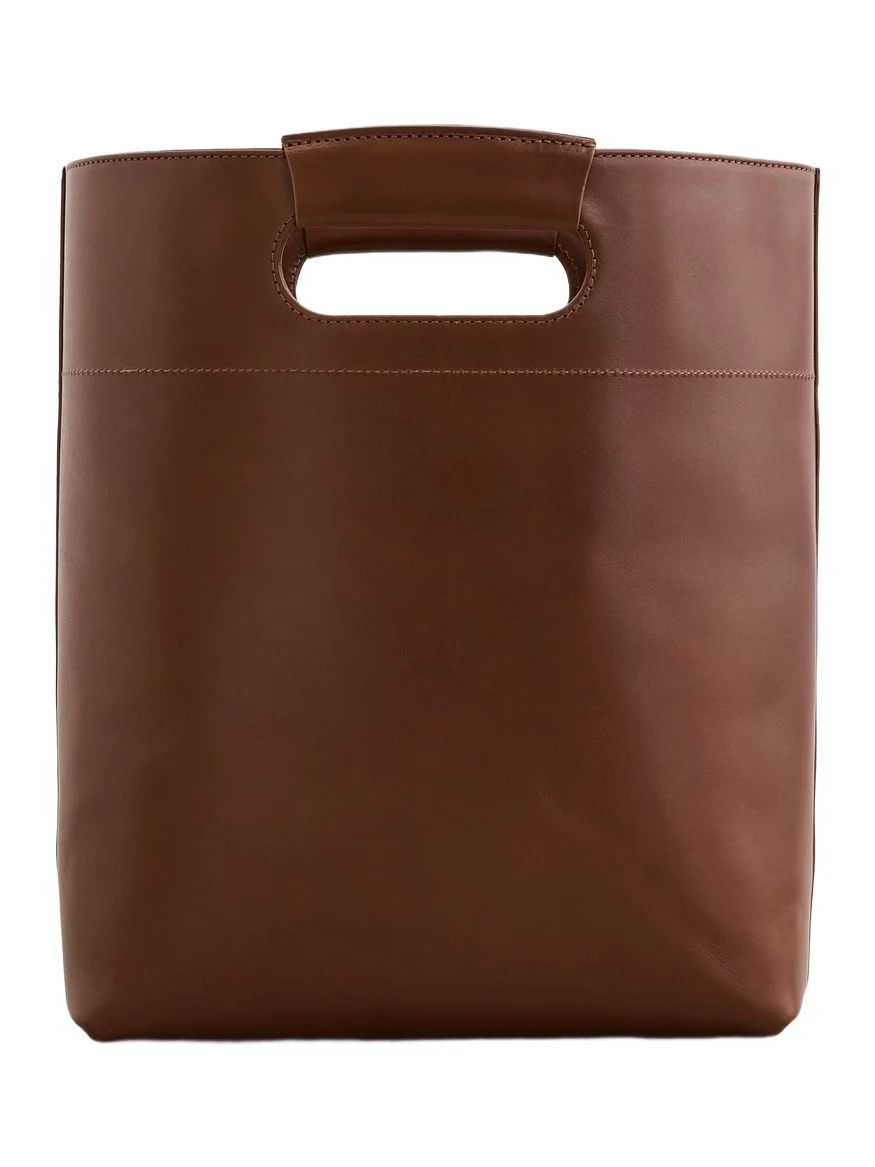 Leather Bucket Bag
