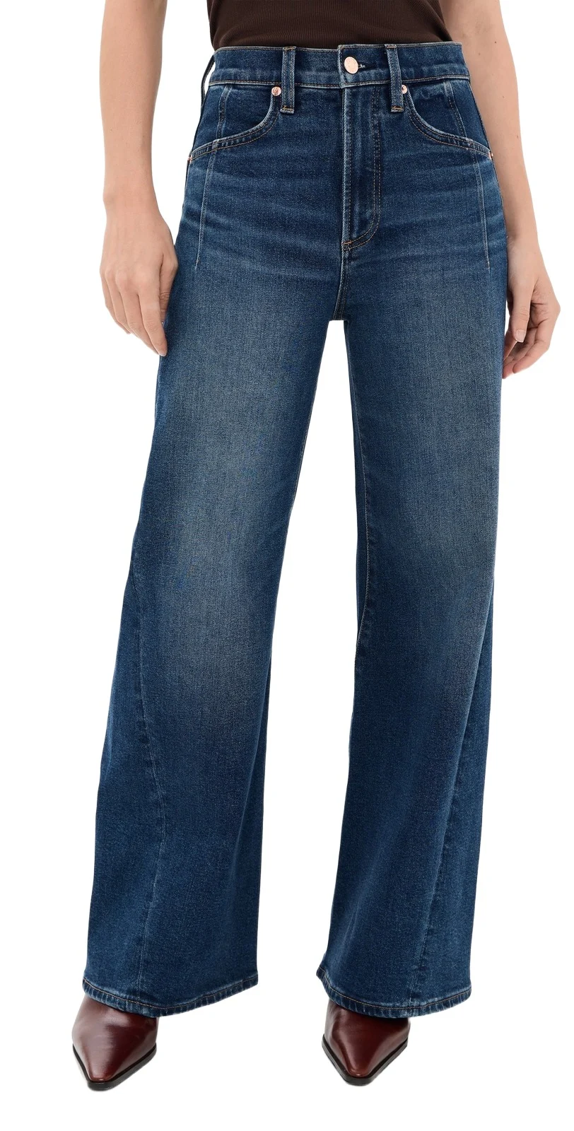 Kyra Petitie Bowed Wide Leg Jeans Kyra Petitie Bowed Wide Leg Jeans