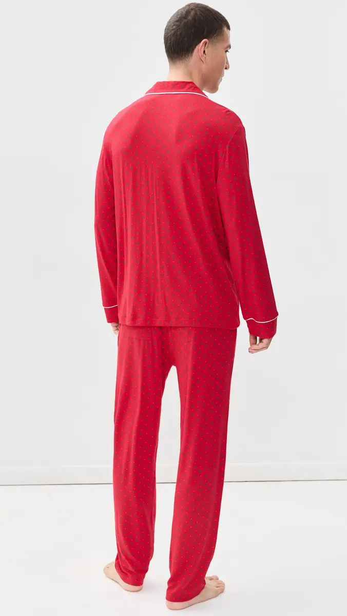 Eberjey William Printed Long Pajama Set | Thumbnail 3 Eberjey William Printed Long Pajama Set | Thumbnail 3