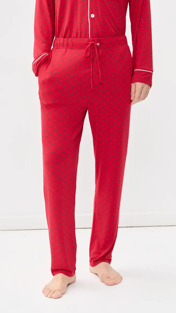 Eberjey William Printed Long Pajama Set | Thumbnail 5 Eberjey William Printed Long Pajama Set | Thumbnail 5