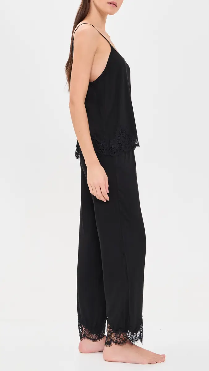 Flora Nikrooz Solid Bamboo Knit Cami Pant Set | Thumbnail 4